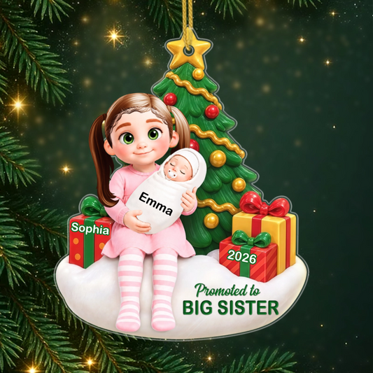 Baby_sFirstChristmas PersonalisedGift_AcrylicOrnamentForBigBrothers_Sisters1
