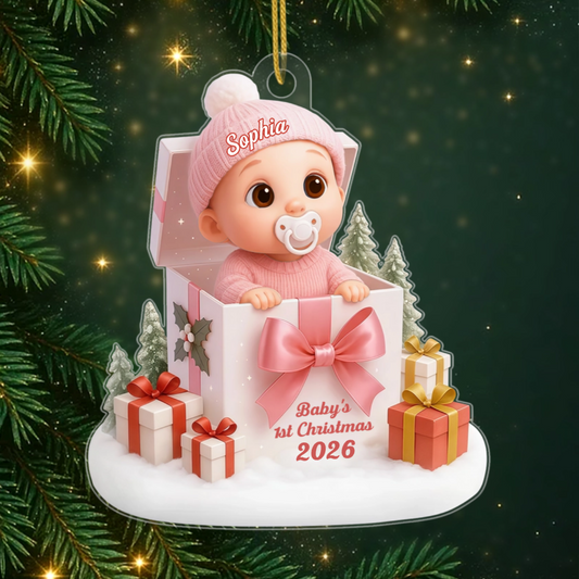 Baby_sFirstChristmas PersonalisedGift_AcrylicOrnamentForNewParents1