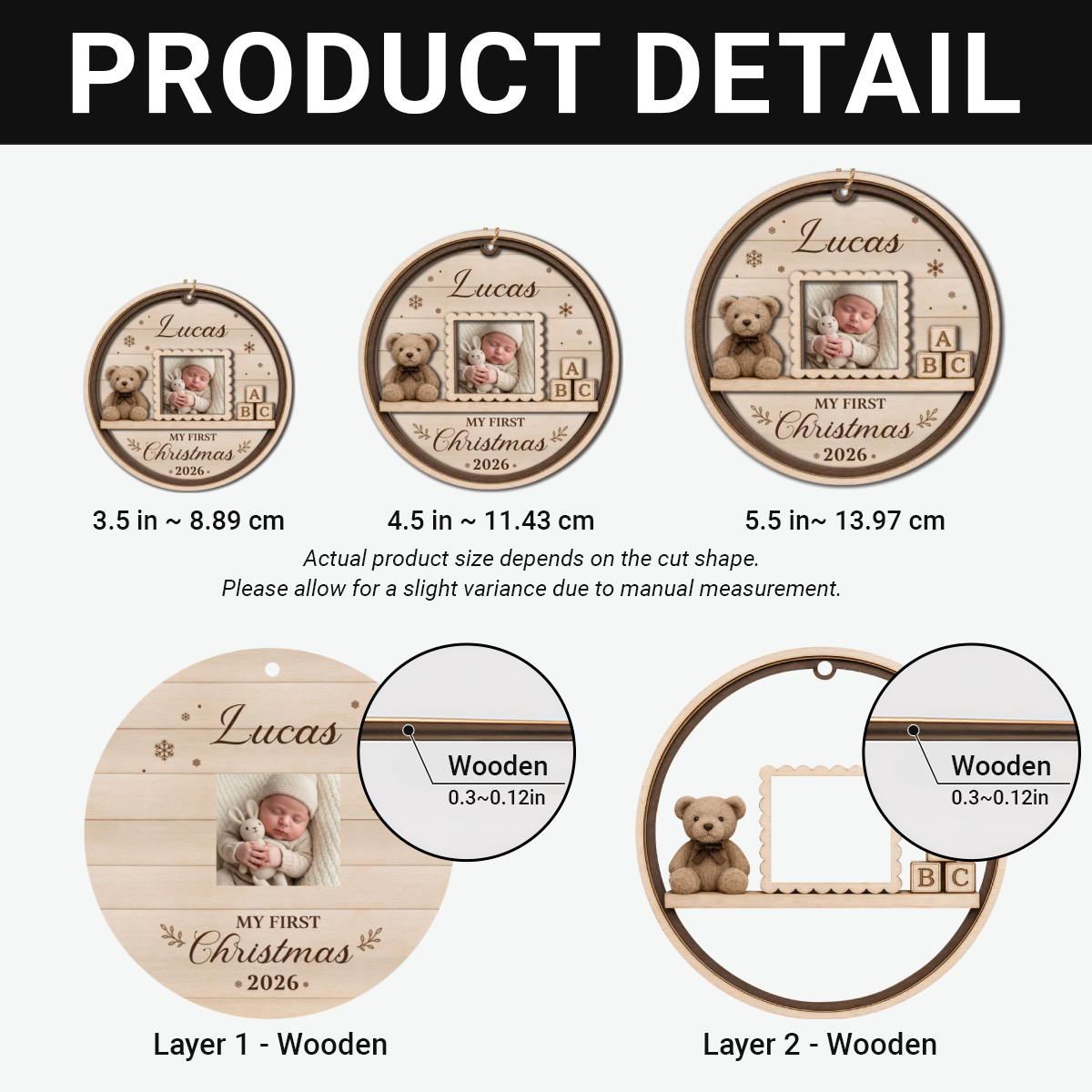 Baby_sFirstChristmasCustomPhoto_PersonalisedGift2 LayerWoodenOrnamentForBaby_4