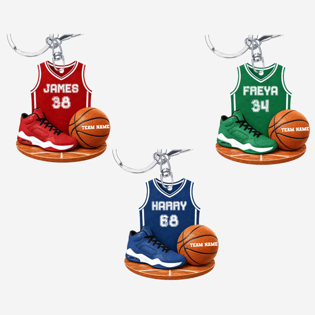 BasketballLover_PersonalisedGift AcrylicKeyringForBasketballFans2
