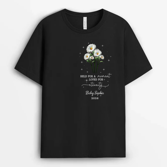 BirthFlowerBabyMemorial_PersonalisedT Shirt1_7c9b77b1 c8cc 4064 a117 8ab23a7f5c1f