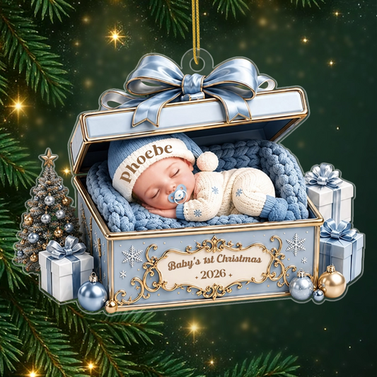 ChristmasLittleOne CustomisedGift_FirstChristmasAcrylicOrnamentForNewParents1_b63cf7f3 e954 4544 ab39 4f78033f6cb9