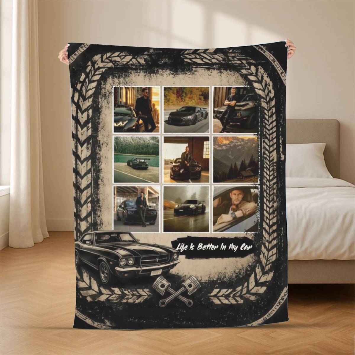 Classic_Car_Photo_ _Personalised_Gift___Blanket_For_Car_Lovers2