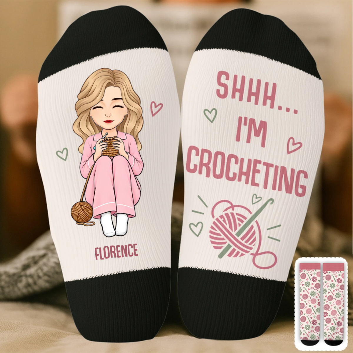 Crochet_Lover_Personalised_Gift_Socks_For_Crochet_Lovers