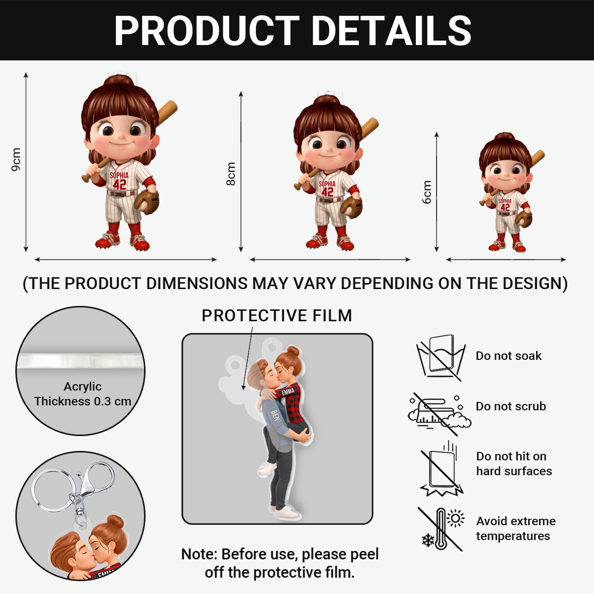 CustomBaseballPlayer_PersonalisedGiftAcrylicKeychainForBaseballPlayers_4