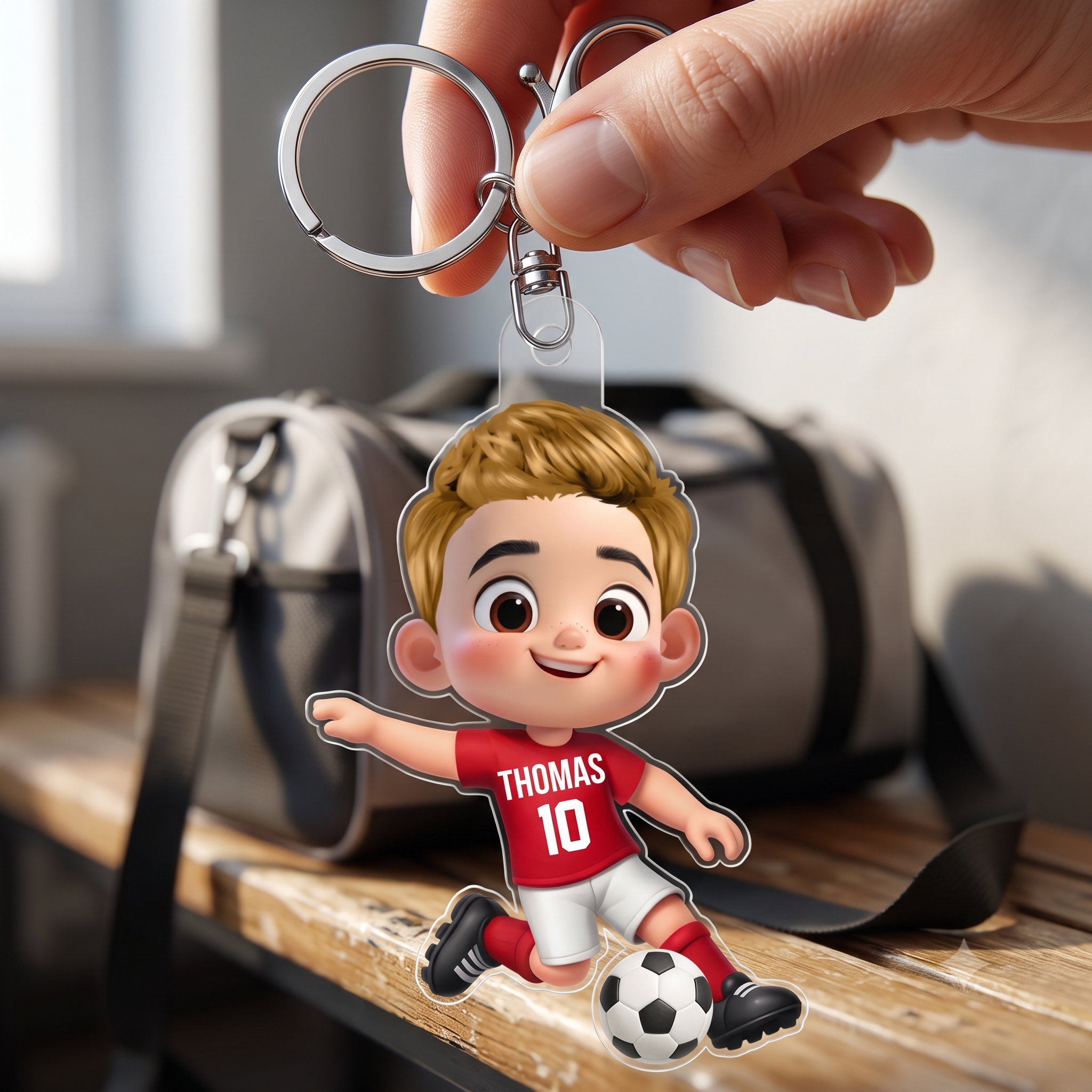 CustomFootballPlayer_PersonalisedGiftAcrylicKeychainForFootballPlayers_2