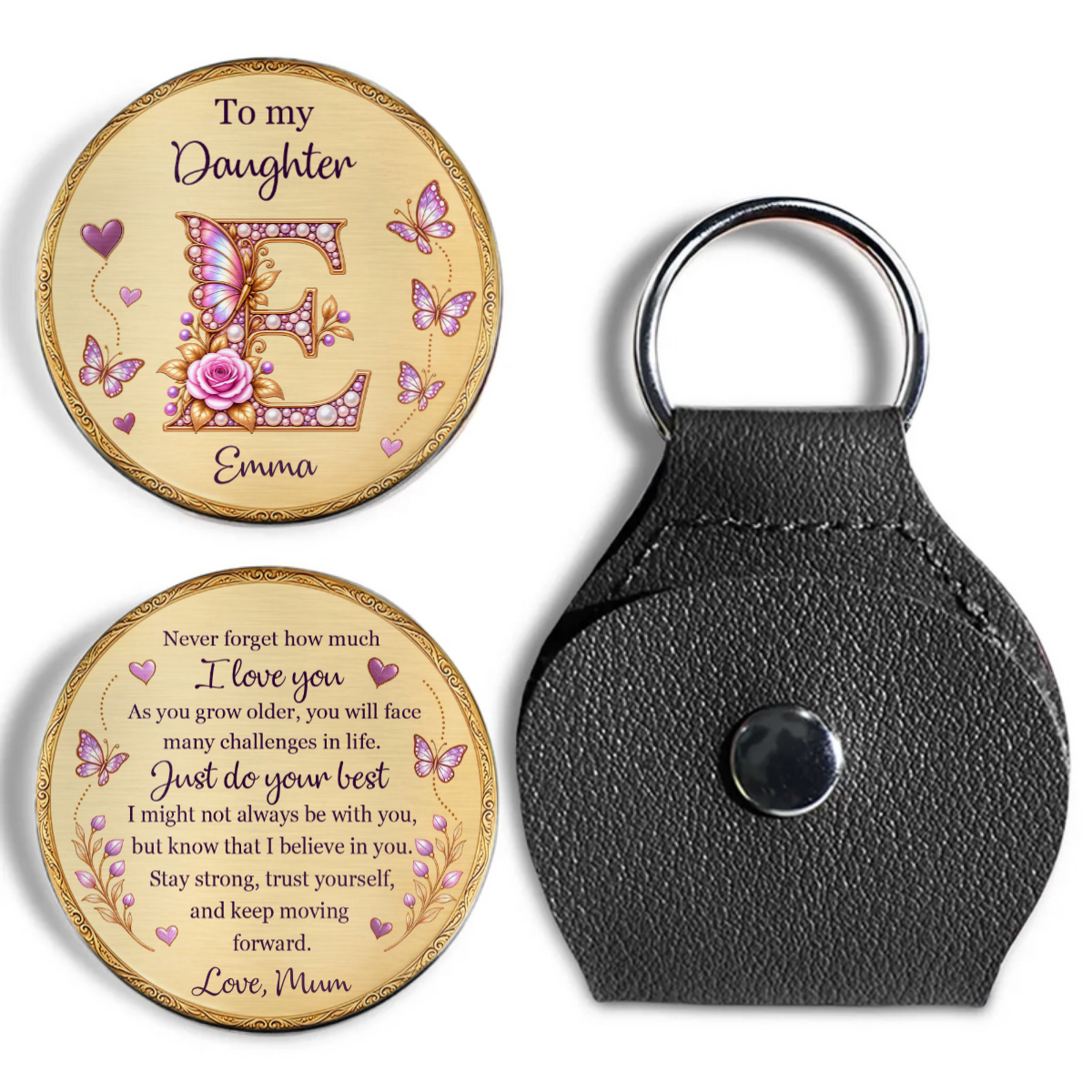 CustomNameButterflyInitial_PersonalisedGiftPocketHugForDaughter_Granddaughter_5