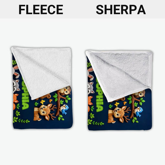Cute_Cartoon_World_ _Personalised_Gift___Soft_Throw_Blanket_For_Kids1