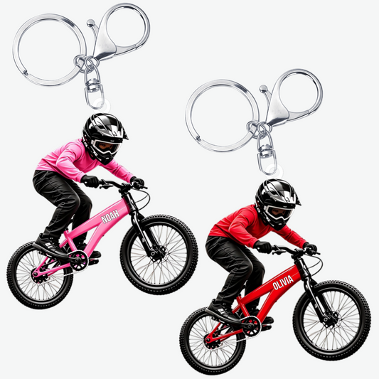 CyclingLove PersonalisedGift_AcrylicKeychainForCyclists2
