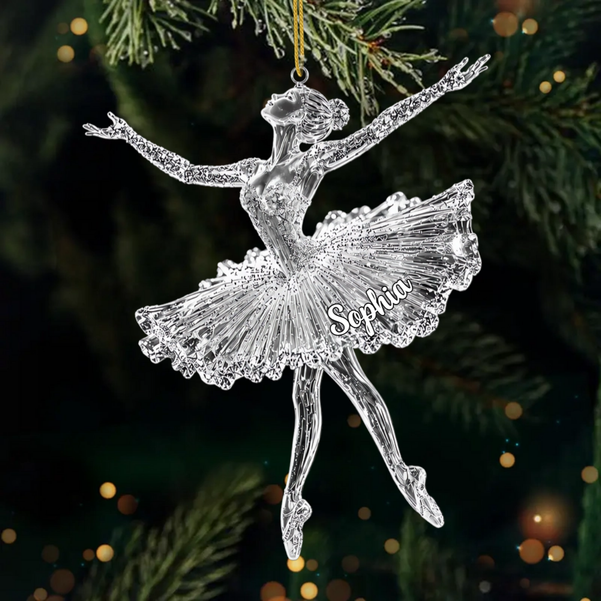 DancingBallerina_PersonalisedGiftAcrylicOrnamentForBallerinas