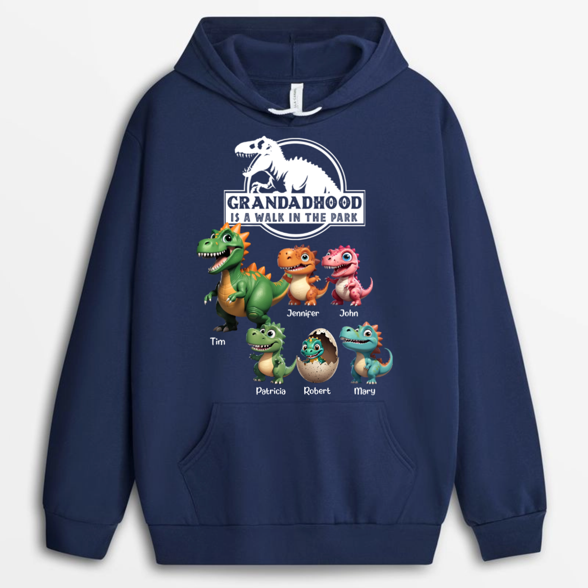FatherhoodIsAWalkInThePark Dinosaurs PersonalisedFather_sDayBirthdayGifts PersonalisedShirtGiftForDad_3