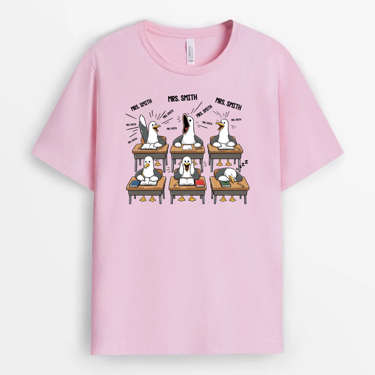 FunnySeagullTeacher_PersonalisedT Shirt1