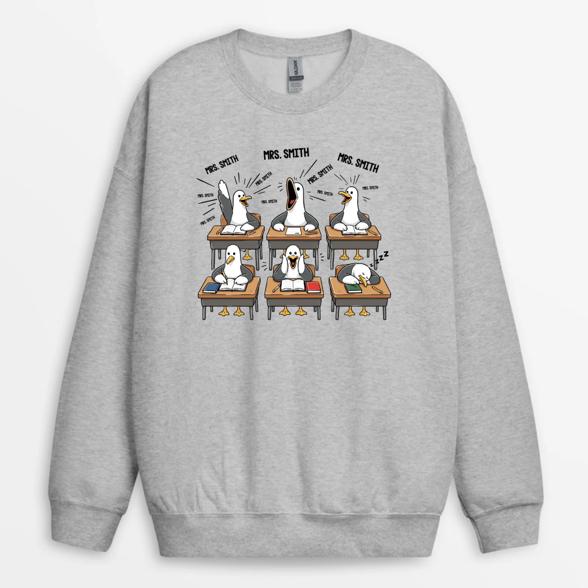 FunnySeagullTeacher_PersonalisedT Shirt4