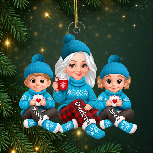 Grandma_Grandkids_PersonalisedGift AcrylicOrnamentForGrandma2