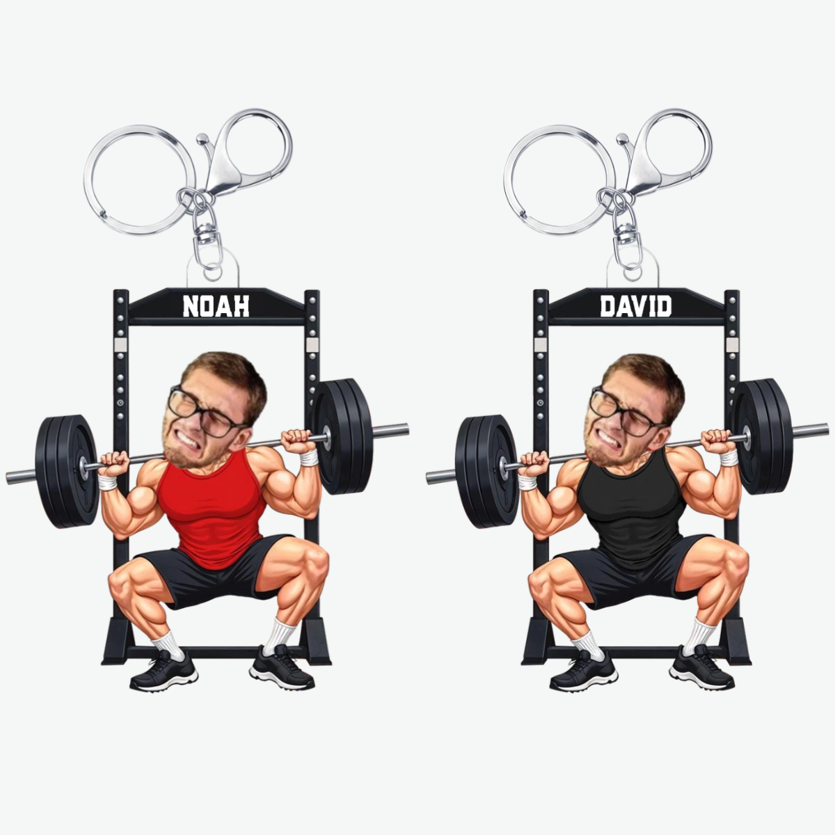 Gym_Spirit_ _Personalised_Gift_Acrylic_Keychain_For_Gym_Lovers_1
