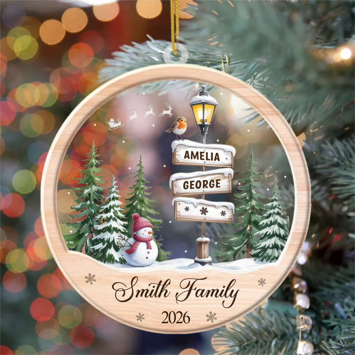 HomeInOurHeartsFamilyCustom_PersonalisedGiftHangingOrnamentForFamily
