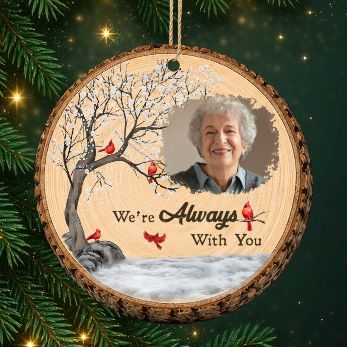 I_mAlwaysWithYou_PersonalisedGift 1 LayerWoodenOrnamentForMemorialRemembrance1