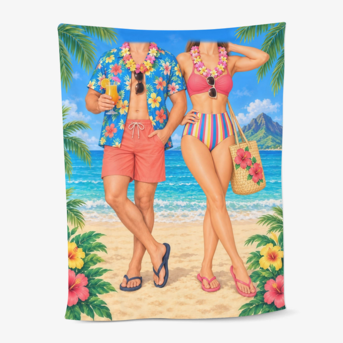 King_And_Queen_Couple_Personalised_Gift_ _Custom_Blanket_For_Couples1