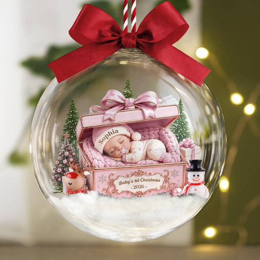 LittleChristmasTreasure PersonalisedGift_BaubleOrnamentForNewParents2