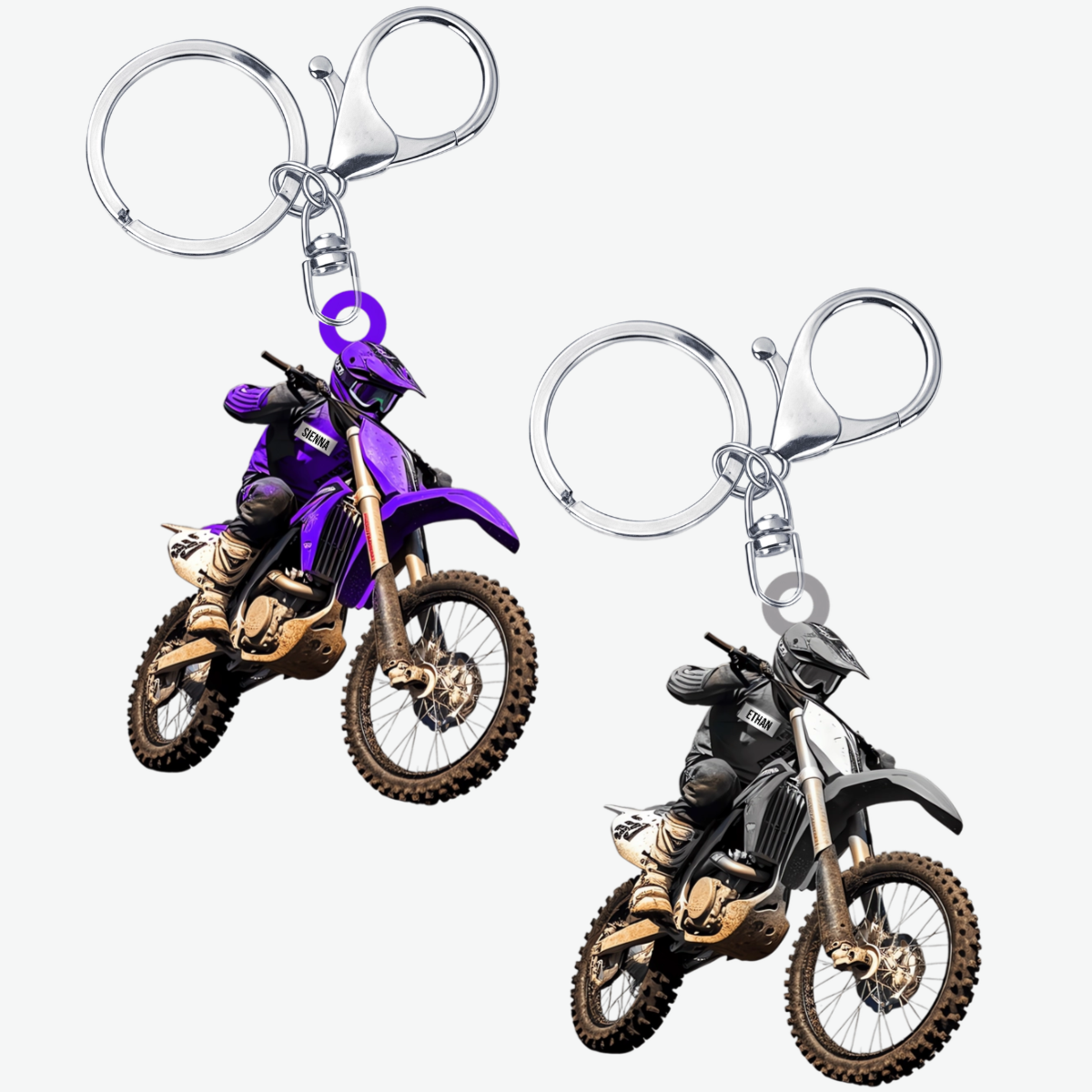 MotocrossRider PersonalisedGift_AcrylicKeychainForMotocrossRiders1
