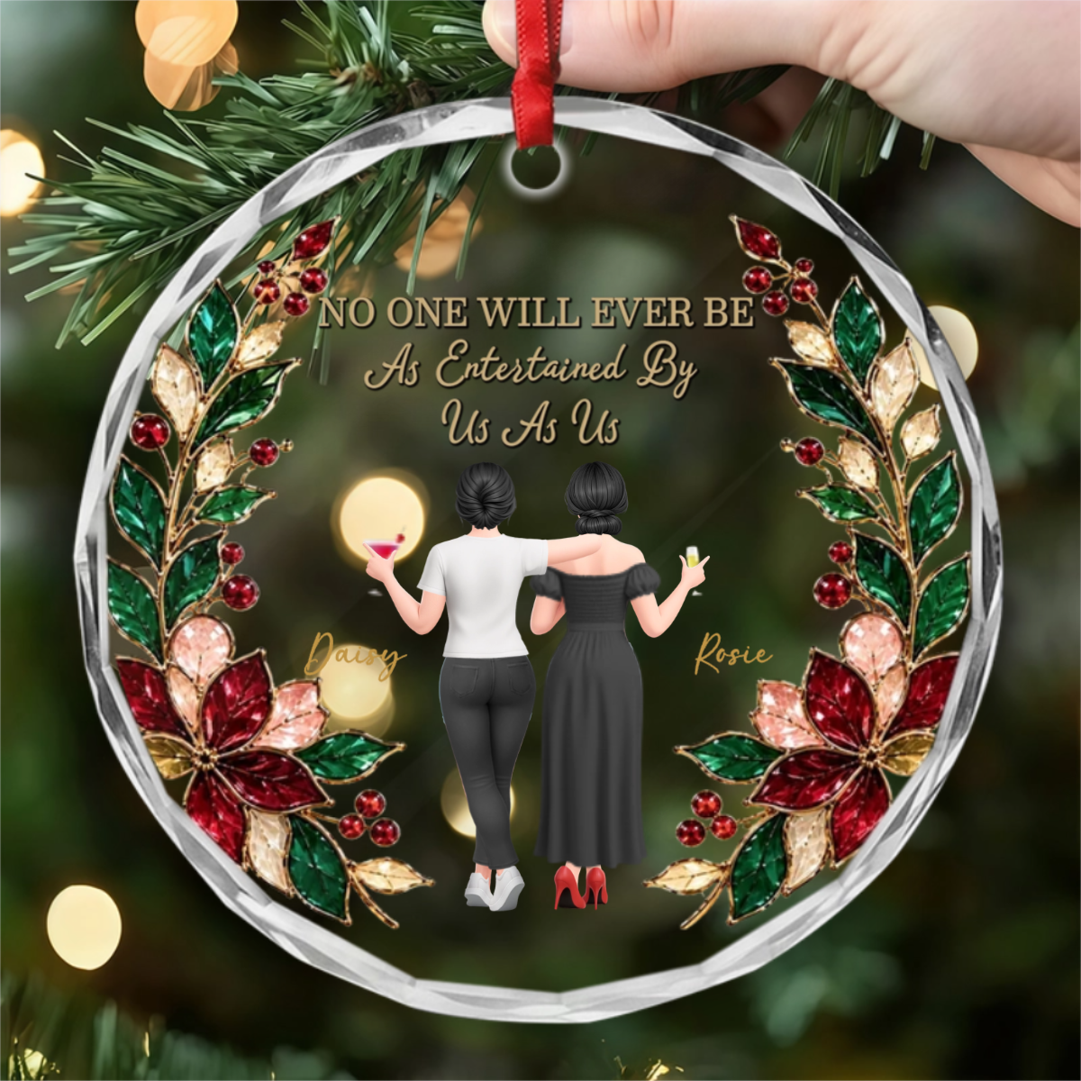 NoOneWillEverBe PersonalisedGift_GlassCircleOrnamentForLovedOnes1