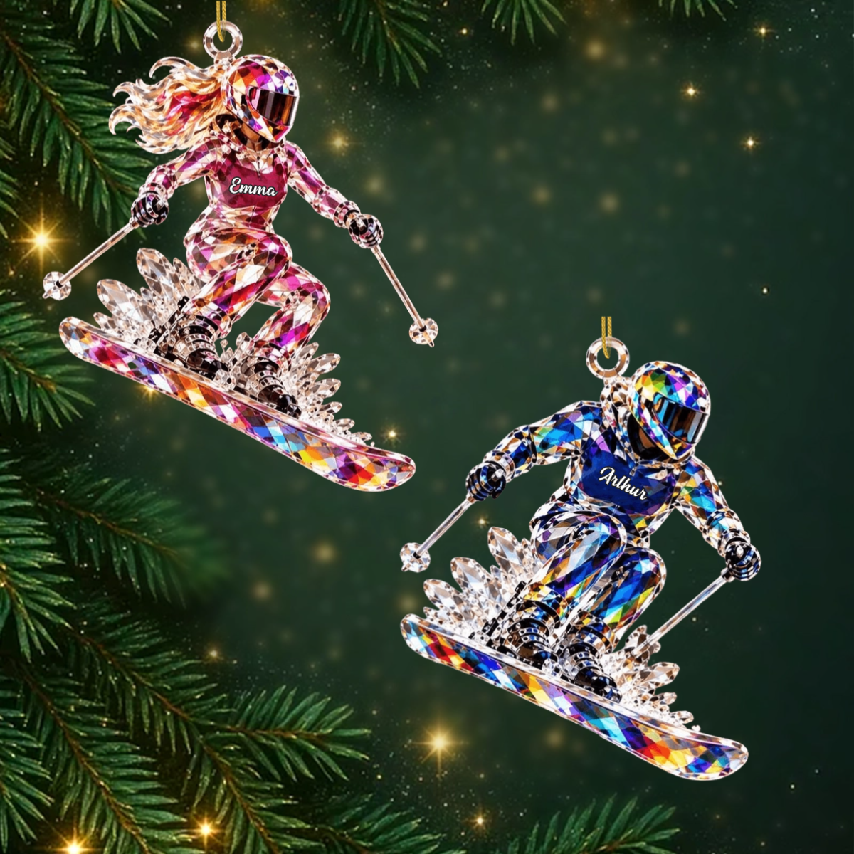 Ski_Is_My_Heart_ _Personalised_Gift_Acrylic_Ornament_For_Ski_Lovers_1