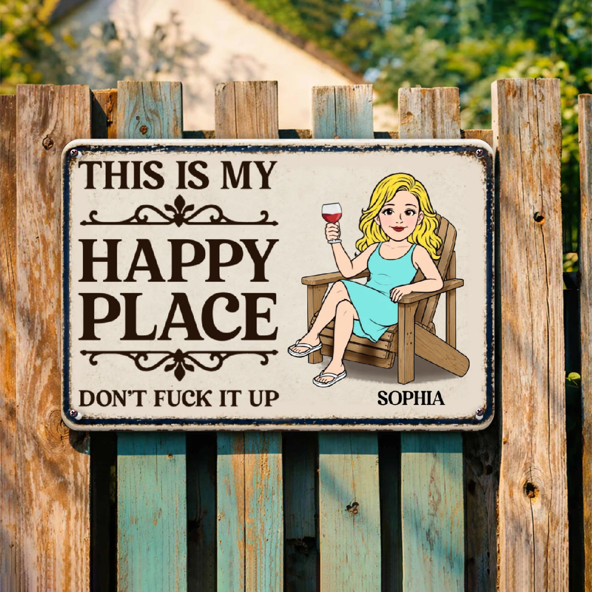 ThisIsOurHappyPlaceCustomHomeDecor_PersonalisedGiftMetalSignForCouples_HimAndHer_4
