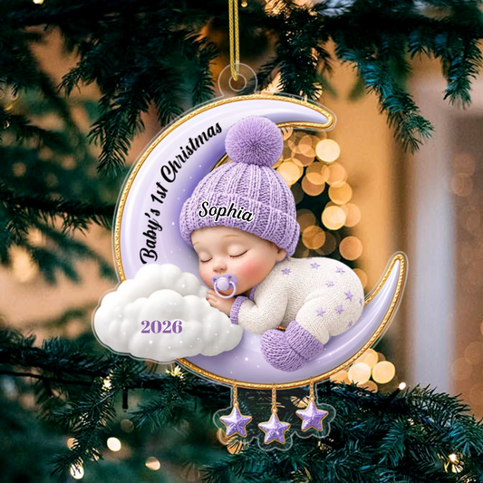 TinyMiracleArrived_PersonalisedGiftAcrylicOrnamentForNewborn_11