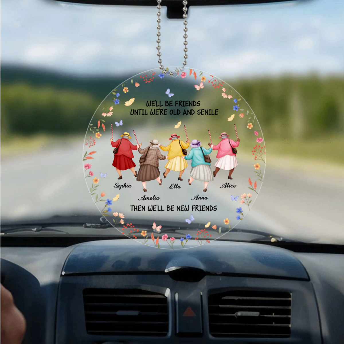 We_llBeFriendsUntilWe_reOldAndSenile_PersonalisedGiftHangingOrnamentForBestFriends_2