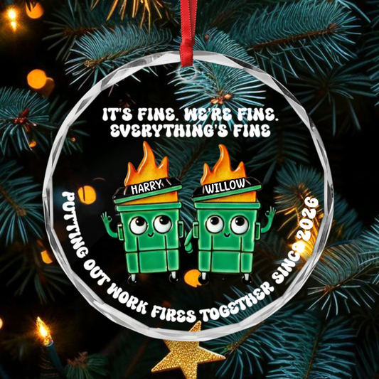 WorkBesties_PersonalisedGift GlassCircleOrnamentForColleagues
