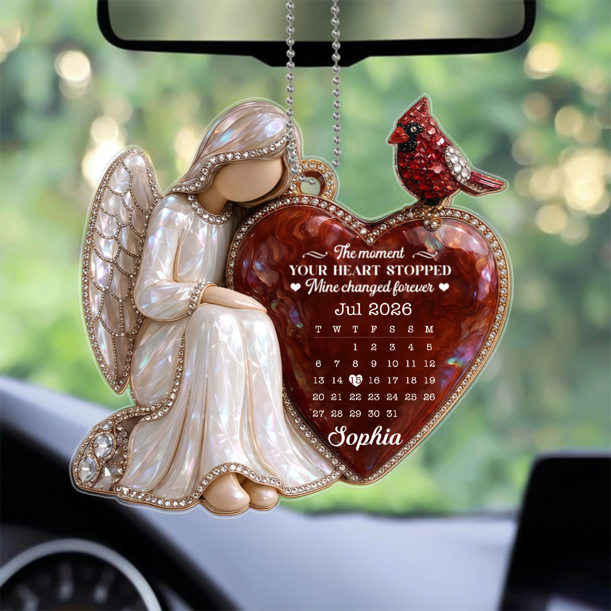 Angel_Heart_Cardinal_ _Personalised_Gift_Acrylic_Christmas_Ornament_For_Grieving_Families1