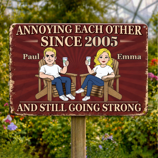 AnnoyingEachOtherSince_PersonalisedCoupleMetalSignWithNames_Year1_811e0ce5 b3a1 4e5f be20 3d80d35ceef2