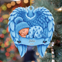 BabyMemorial_PersonalisedGift AngelWingsAcrylicOrnamentForParents1