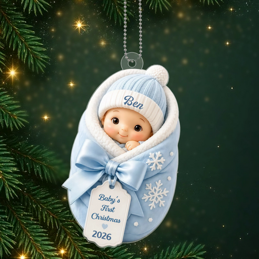 Baby_sFirstChristmas_PersonalisedAcrylicOrnament2