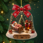 Baby_sFirstChristmas_PersonalisedGift AcrylicBellChristmasOrnamentForNewParents
