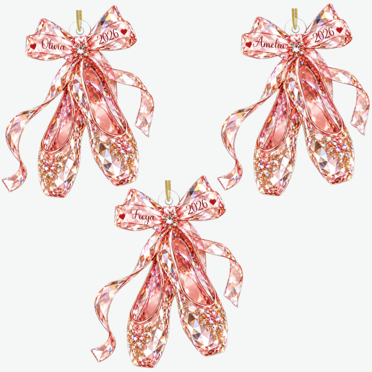BalletShoes PersonalisedGift_AcrylicChristmasOrnamentForBalletDancers3
