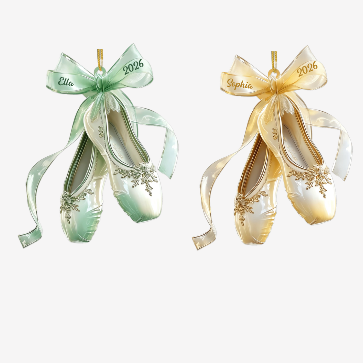 BalletShoes_PersonalisedGift AcrylicOrnamentForBalletLovers1