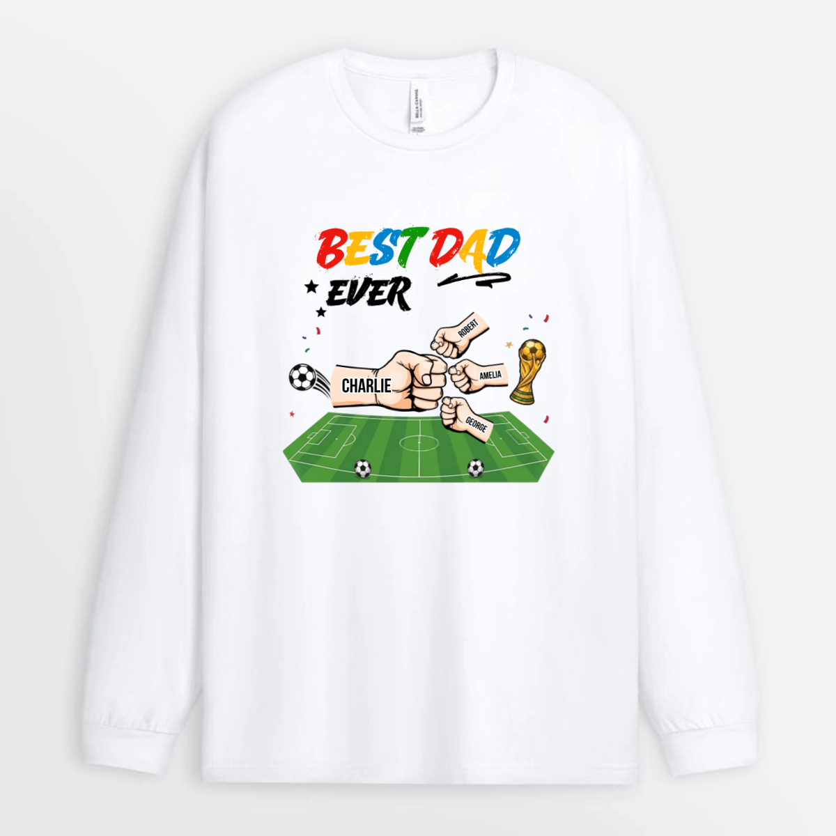 Best_Dad_Ever_Soccer_Lovers_Sports_Fans_Custom_Personalised_Gift_T Shirt_For_Dad_And_Grandad_2