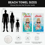 BestieSummerGift PersonalisedBeachTowelGiftforHerAndBesties_1