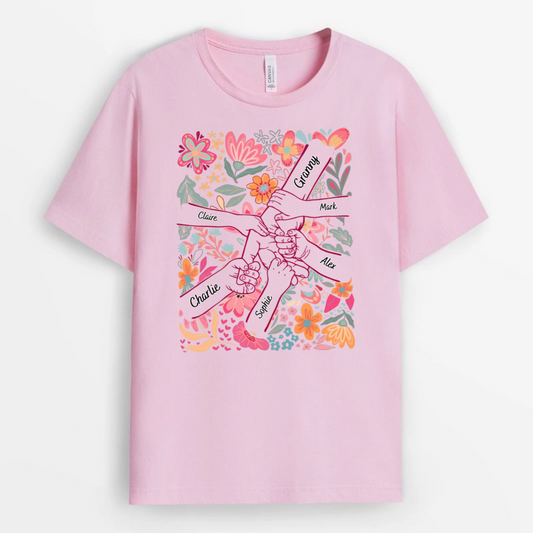 BohoFloralKidsHoldingHands1