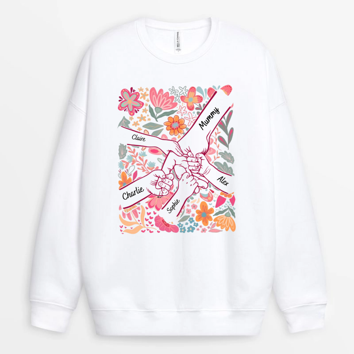 BohoFloralKidsHoldingHands4