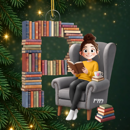 Book_Girlie_ _Personalised_Gift_Acrylic_Christmas_Ornament_For_Book_Lovers1