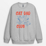 CatDadClub CustomCatNameRetroOrange PersonalisedT shirtFunnyFather_sDayGiftForDad_3