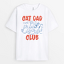 CatDadClub CustomCatNameRetroOrange PersonalisedT shirtFunnyFather_sDayGiftForDad_4
