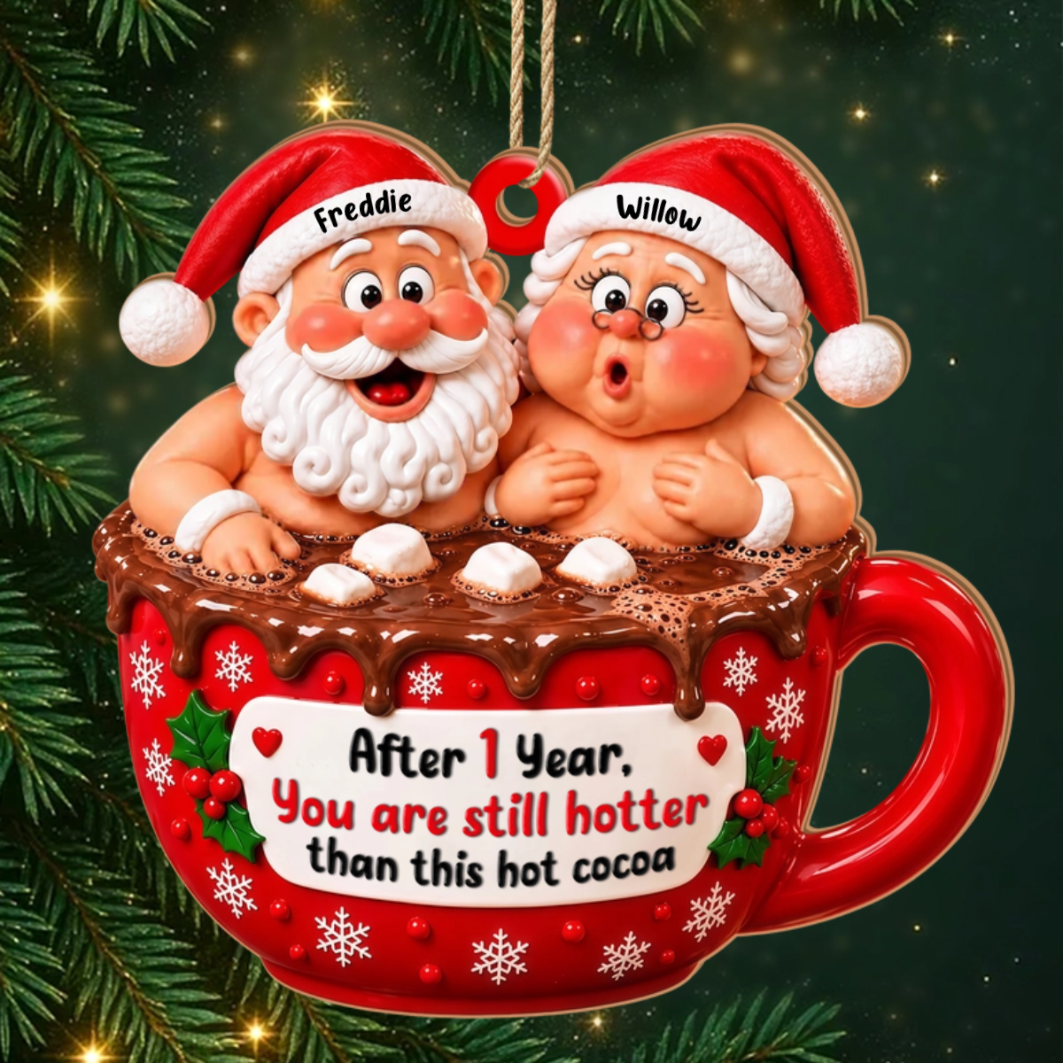 ChristmasCouple_PersonalisedGift 1 LayerWoodenOrnamentForCouples1