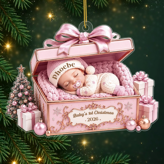 ChristmasLittleOne CustomisedGift_FirstChristmasAcrylicOrnamentForNewParents2_b59d9d7f b19b 457a 851c f031f06b6bfb