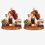 CoffeeLoverGirl_PersonalisedGift AcrylicOrnamentForCoffeeLovers1