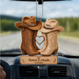 CowboyBootsCoupleCustom_PersonalisedGiftHangingOrnamentForCouples_2