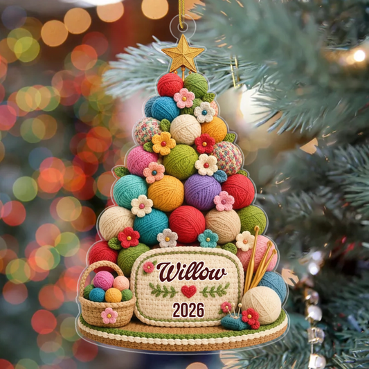 CrochetTree PersonalisedGift_AcrylicChristmasOrnamentForWomen2_2e0cdfcf be10 47c5 adc9 272857a3348d