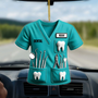 CustomDentalScrubUniform_PersonalisedGiftAcrylicOrnamentForDentists10